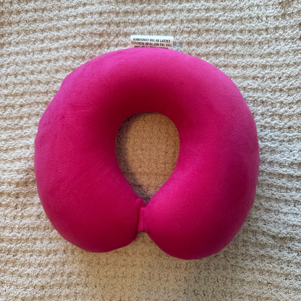 Pink Travel Neck Pillow
